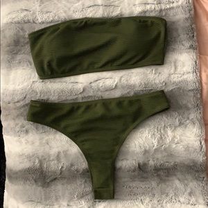 Green ZAFUL bikini